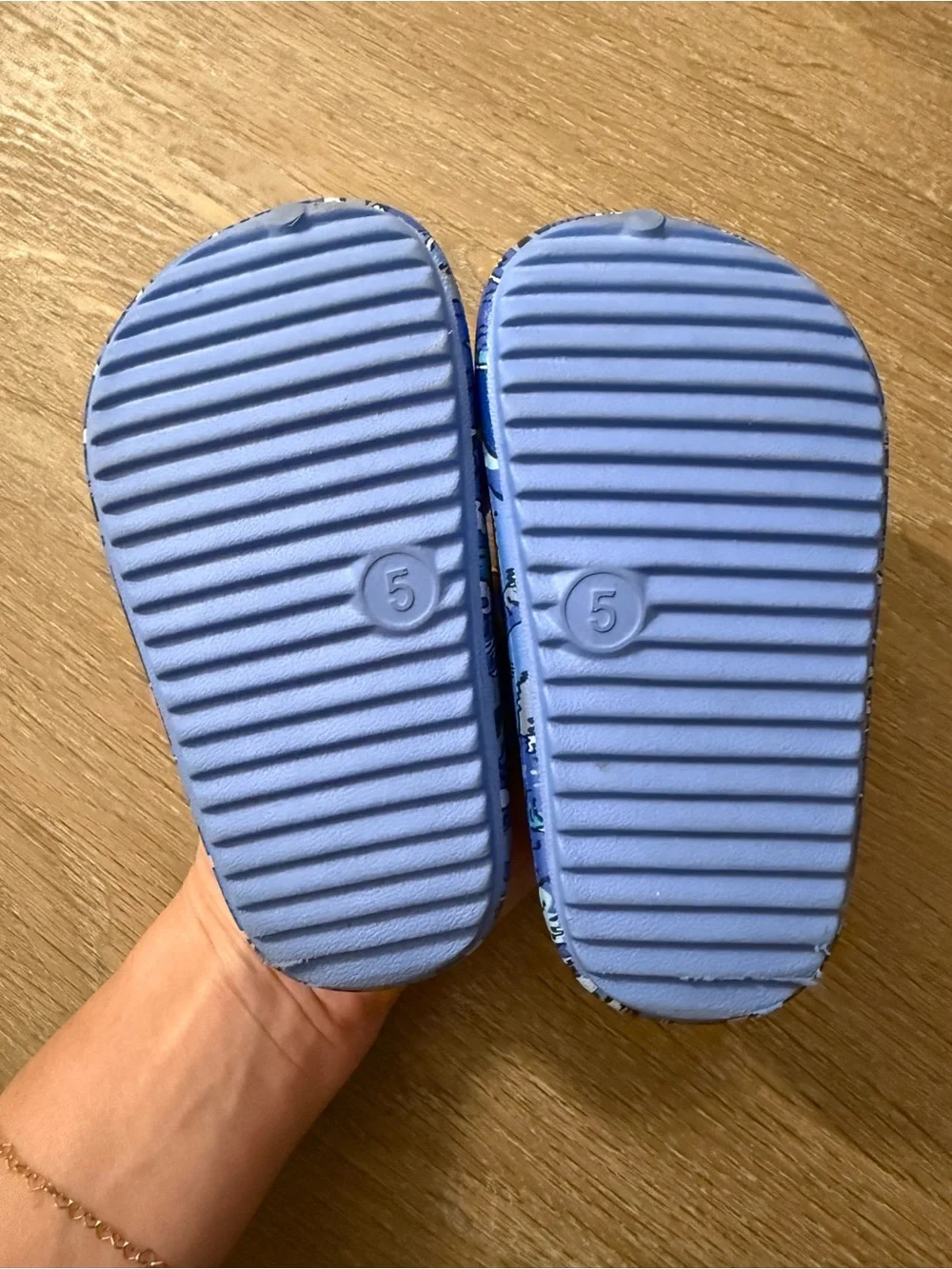Cat & Jack Blue Shark Water Slip-On Shoes